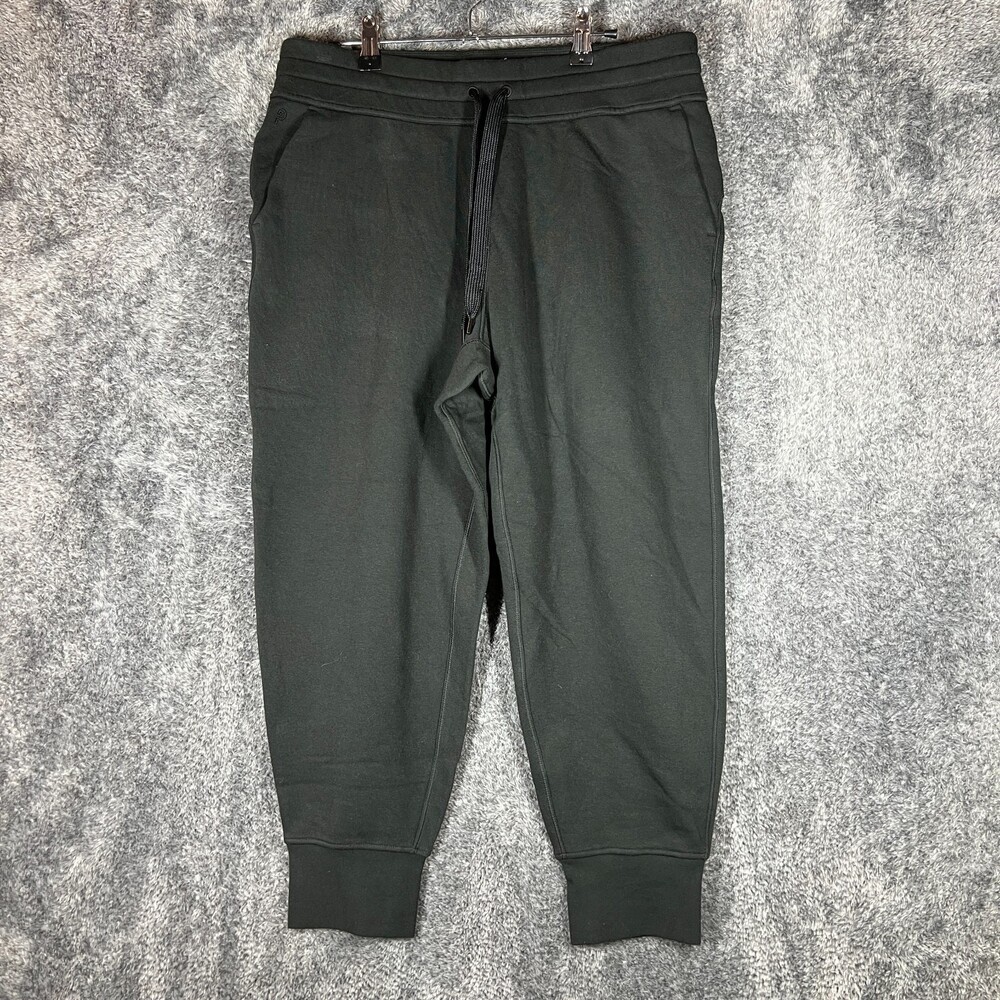 Public Rec Joggers Mens 32x24 Black Sweat Pants Cropped Tapered Leg Comfort